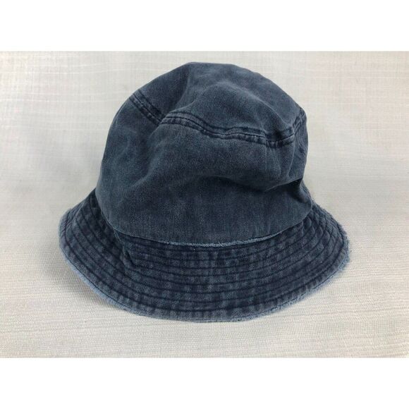 David and Young Bucket Hat Unisex One Size Blue Beach Vibes Summer 90s EUC - Picture 1 of 5